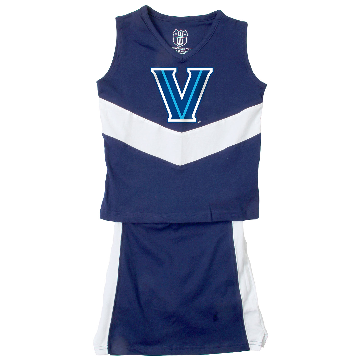 Wes And Willy Villanova Wildcats Girls and Toddlers Cheer Set