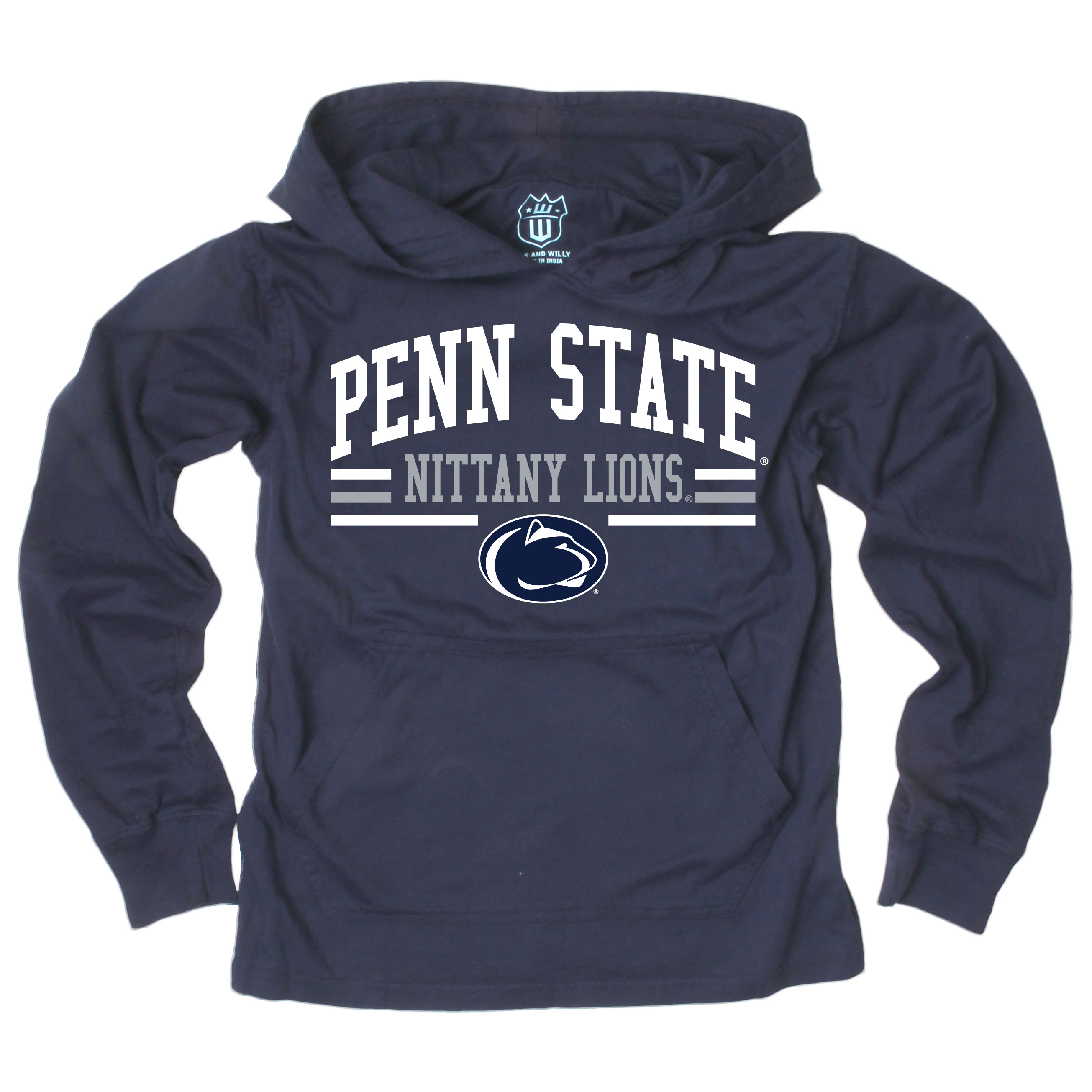 Wes And Willy Penn State Nittany Lions Youth Boys Long Sleeve Hooded T-Shirt