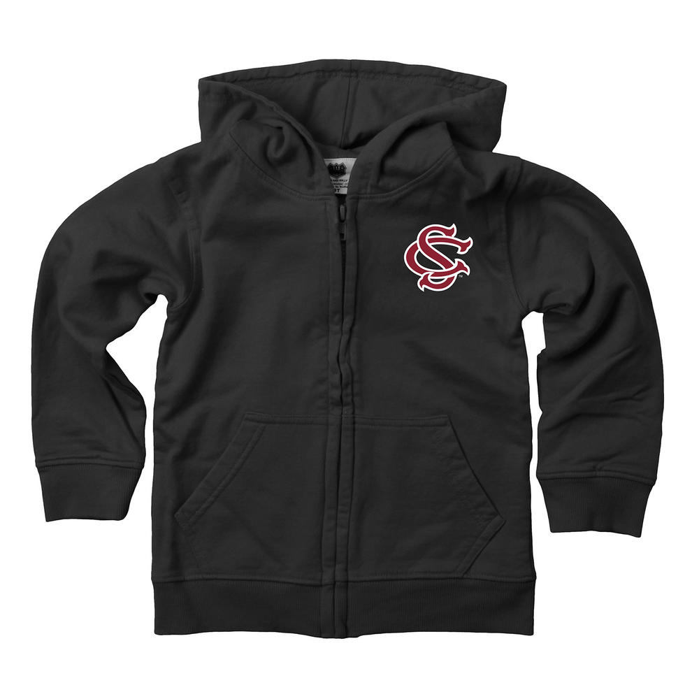 Wes And Willy South Carolina Gamecocks Boys Zip Up Fleece Hooded Jacket