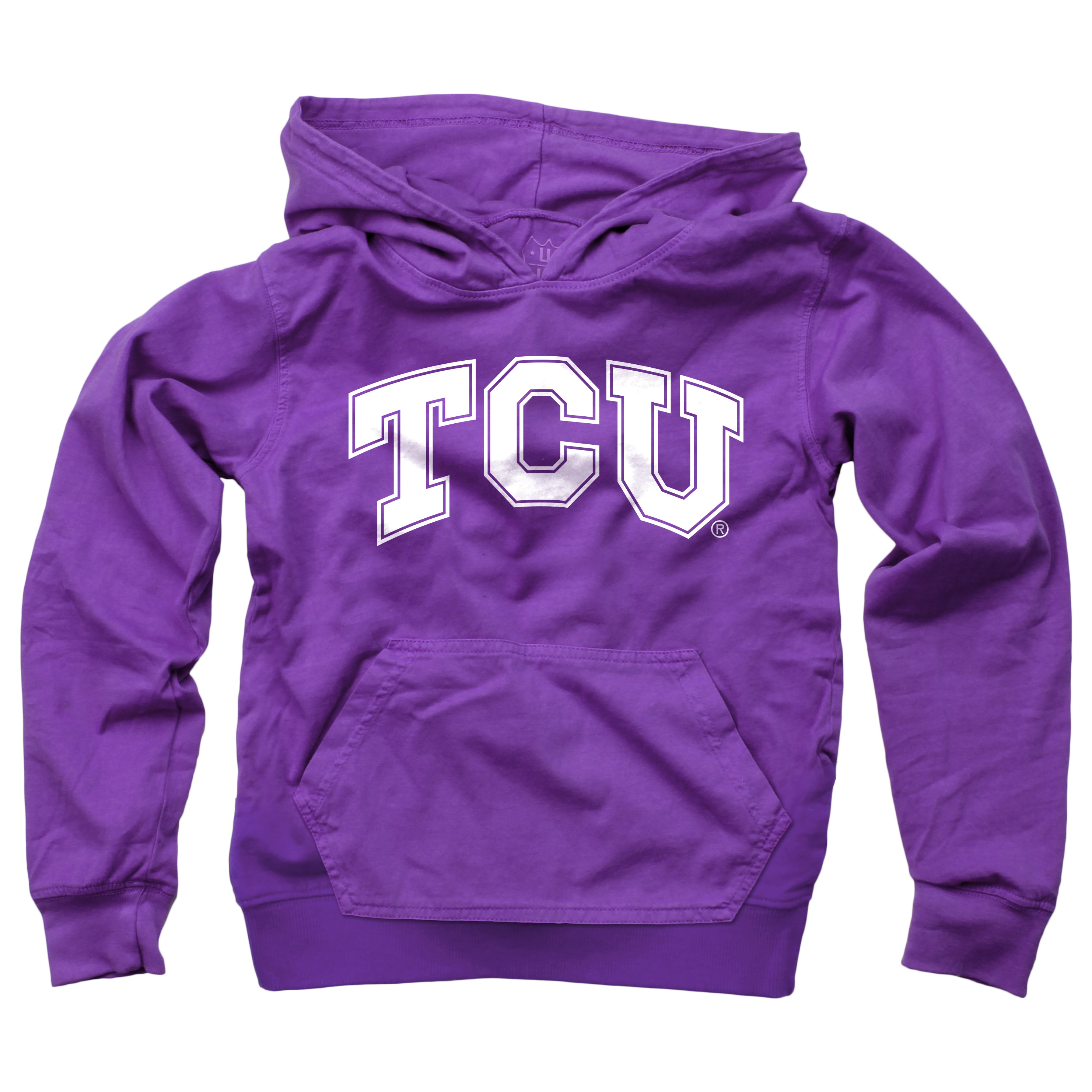 Wes And Willy TCU Horned Frogs Youth Boys Team Logo Pullover Hoodie