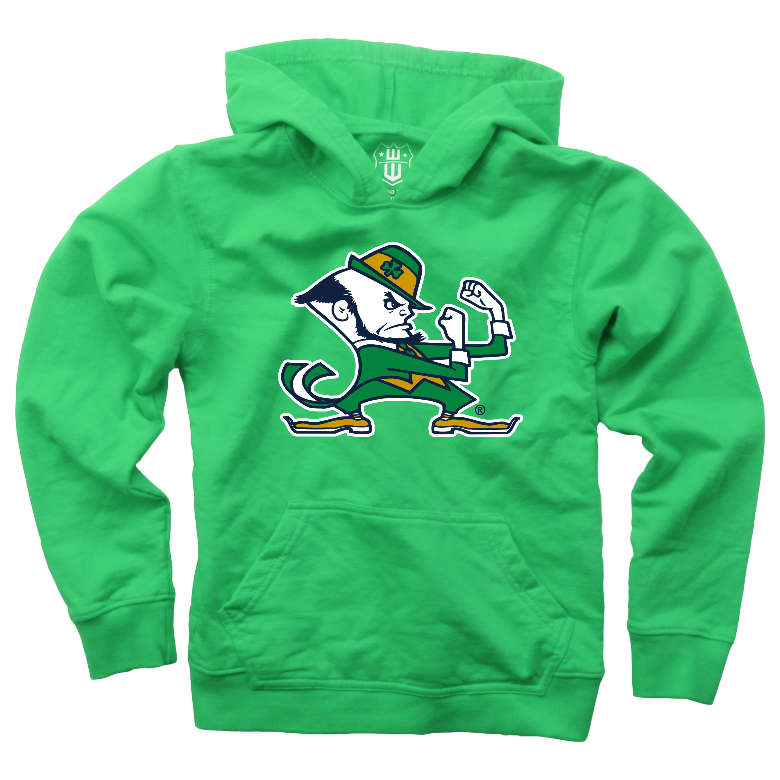 Wes And Willy Notre Dame Fighting Irish Youth Boys Team Logo Pullover Hoodie
