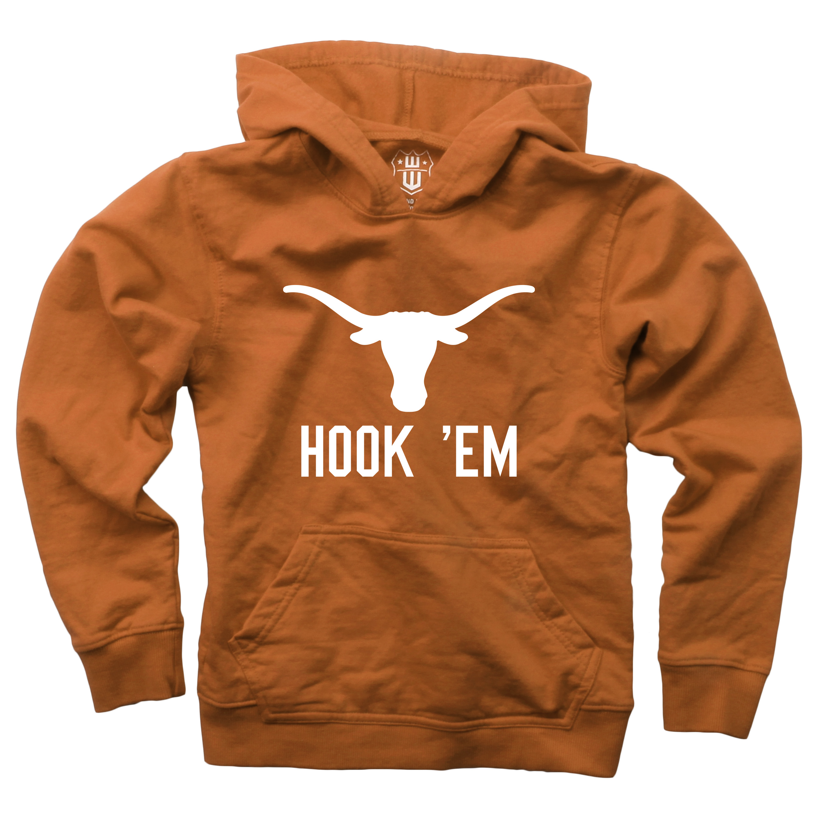 Wes And Willy Texas Longhorns Youth Boys Team Slogan Pullover Hoodie