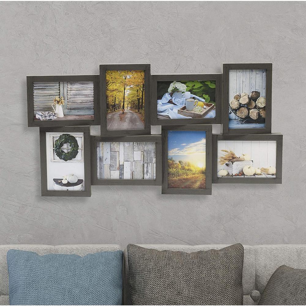 Wall Assorted Random MELANNCO 8 Opening Wall Collage Assorted