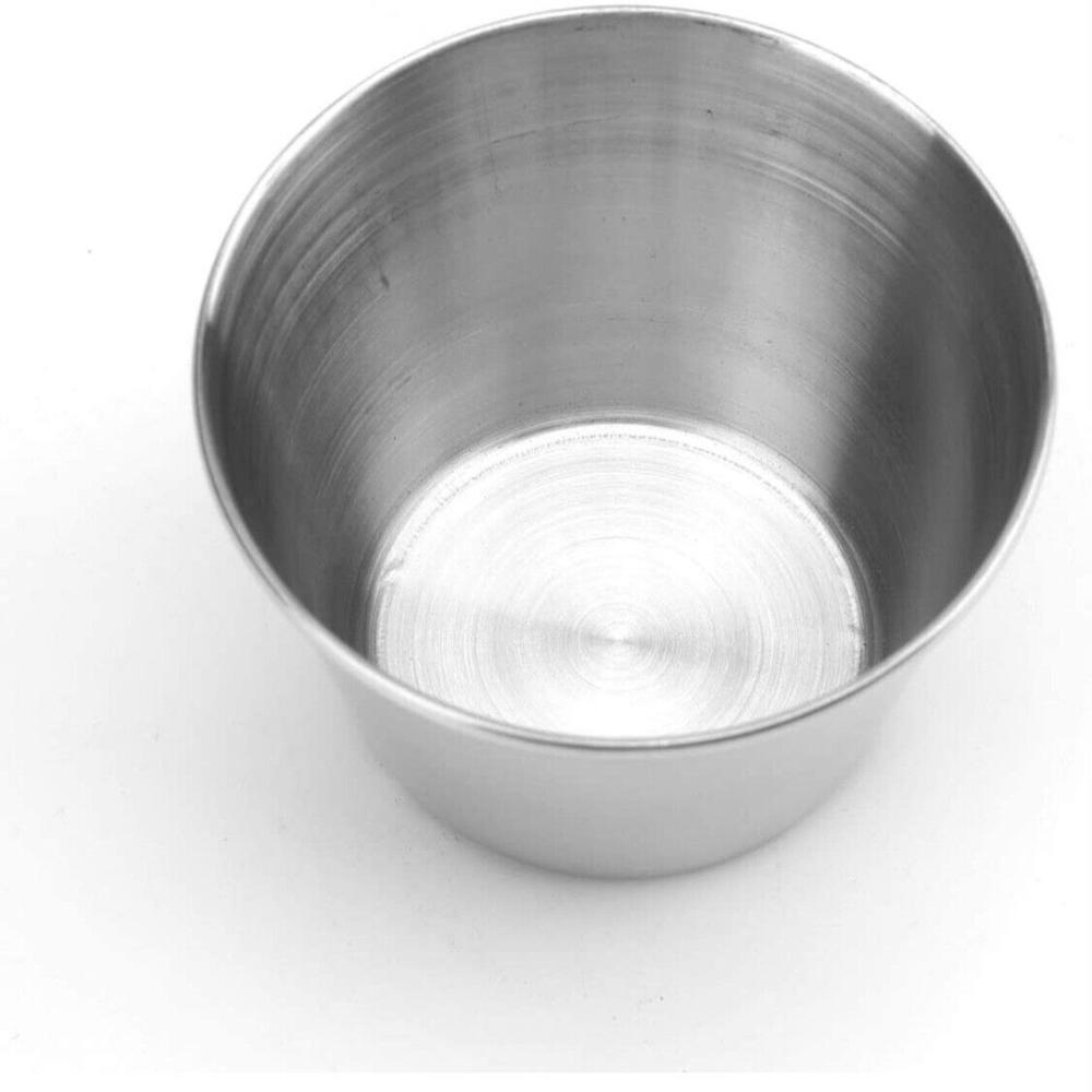 Stock Preferred Sauce Cups Stainless Steel Condiment Portion Cup 2.5 oz 12 pieces cup
