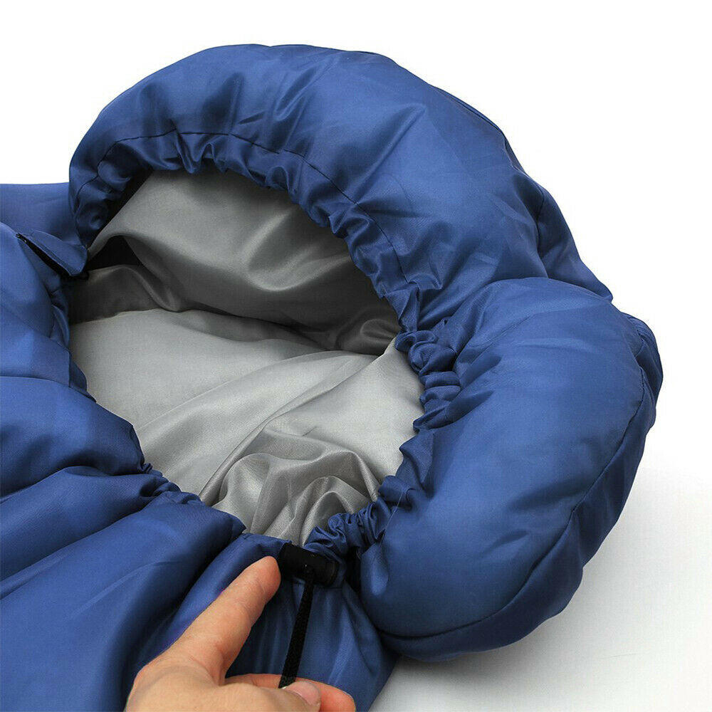 Stock Preferred Sleeping Bag Outdoor Travel  Camping Envelope Waterproof Dark Blue