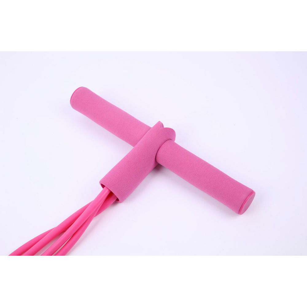 Stock Preferred Multi Function Fitness Pedal Puller Band in Pink