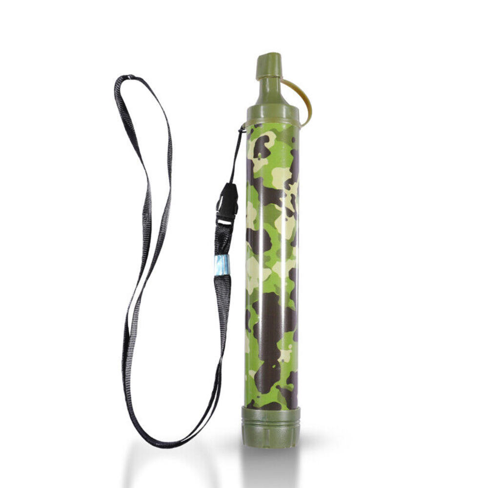 Stock Preferred Water Filter Straw Portable Personal Water Purification Camo
