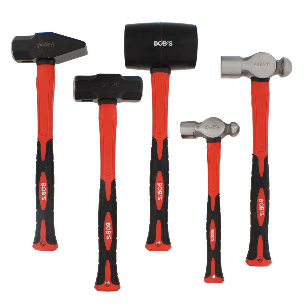 Bob's Industrial Supply 5 Piece Hammer Set