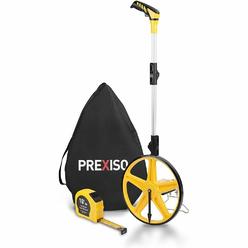 Prexiso Measuring Wheels Collapsible Distance Measure Wheel 0-9999 Ft W/Bag/Tape