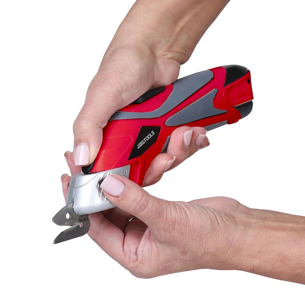 Great Working Tools Electric Box Cutter Cordless Scissors Red 1 Pcs