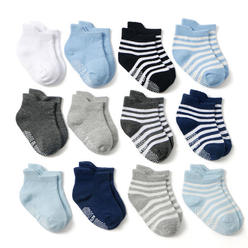 Stock Preferred Sticky Cotton Socks Non-Slip Anti Skid w/ Grip Size (1-3) KB106