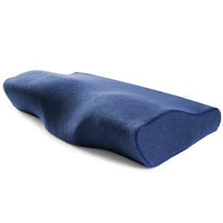 Stock Preferred Contour Cervical Memory Foam Bed Pillow Support Navy