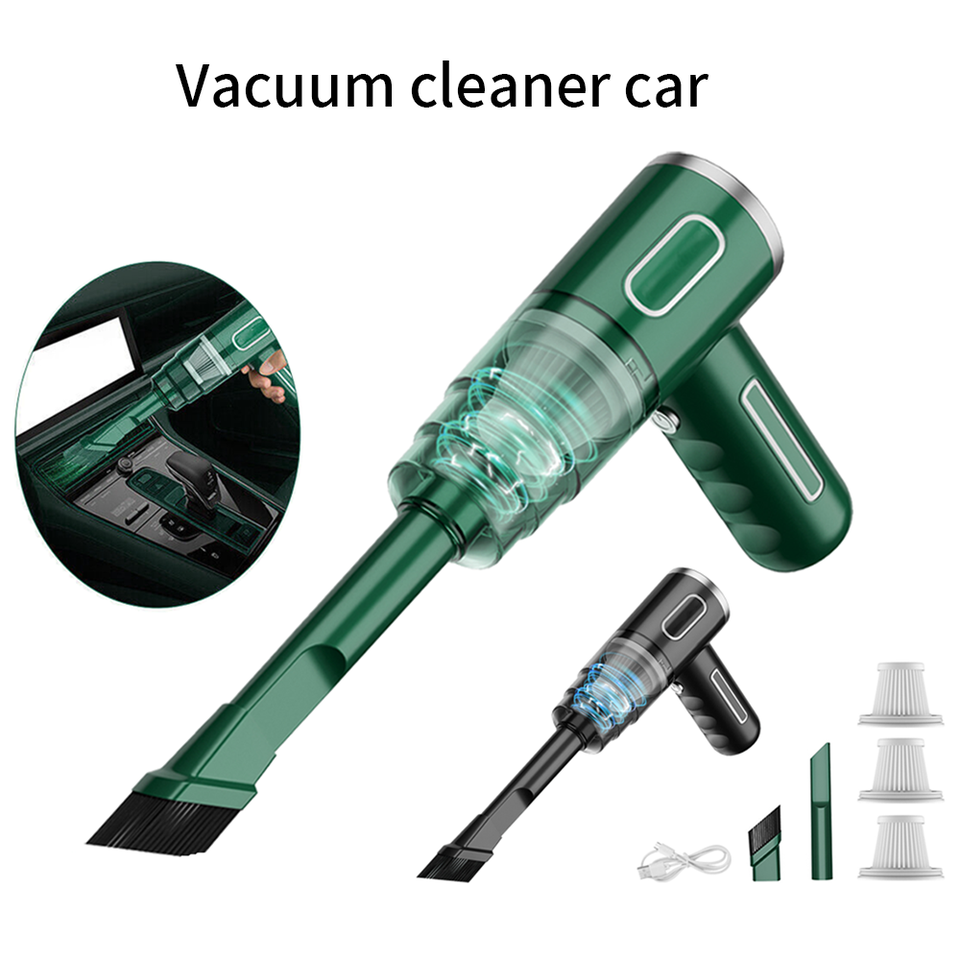 Stock Preferred Cordless Handheld Vacuum Cleaner Small Mini Portable Car Home Wireless Green