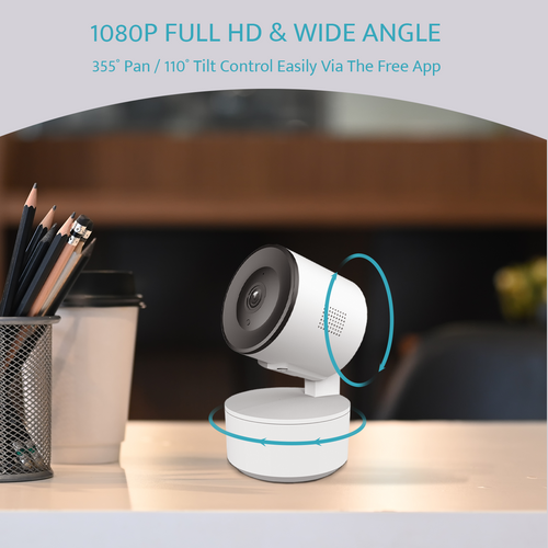 Eco4life Smart WiFi 1080p Indoor PTZ IP Camera