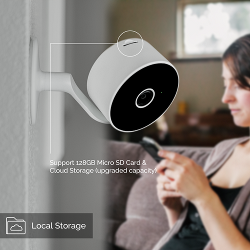Eco4life Wi-Fi Smart 1080P Indoor IP Camera - SC-RIPC-8C