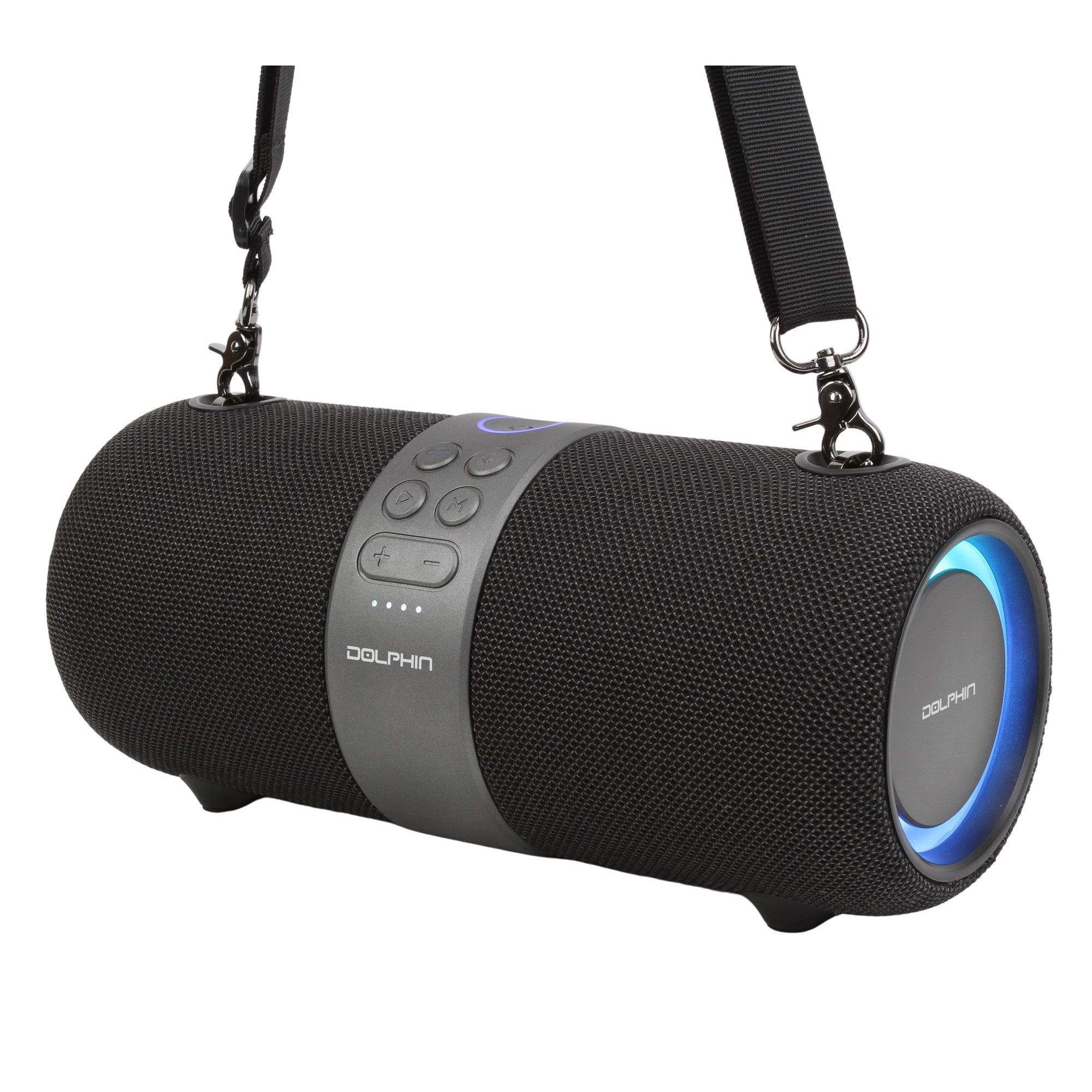 DOLPHIN LX-60 Audio Waterproof Boom Box&#44; Black
