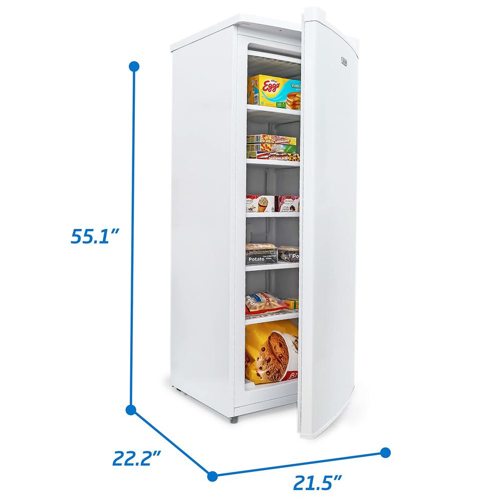 Commercial Cool 6.0 Cu. Ft. Upright Freezer,White