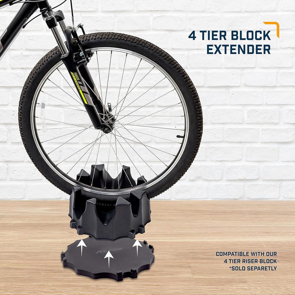 Alpcour Bike Trainer 4-Tier Riser Block Extender