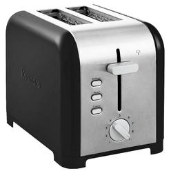 Kenmore 2-Slice Black Stainless Steel Toaster, Wide Slot, Bagel/Defrost