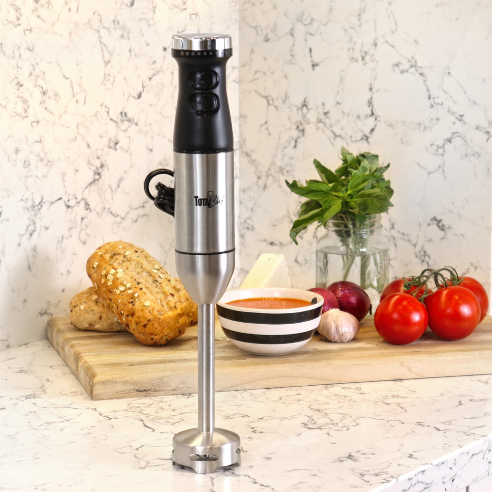 Total Chef Variable Speed Immersion Blender with Turbo Boost, 225 Watts