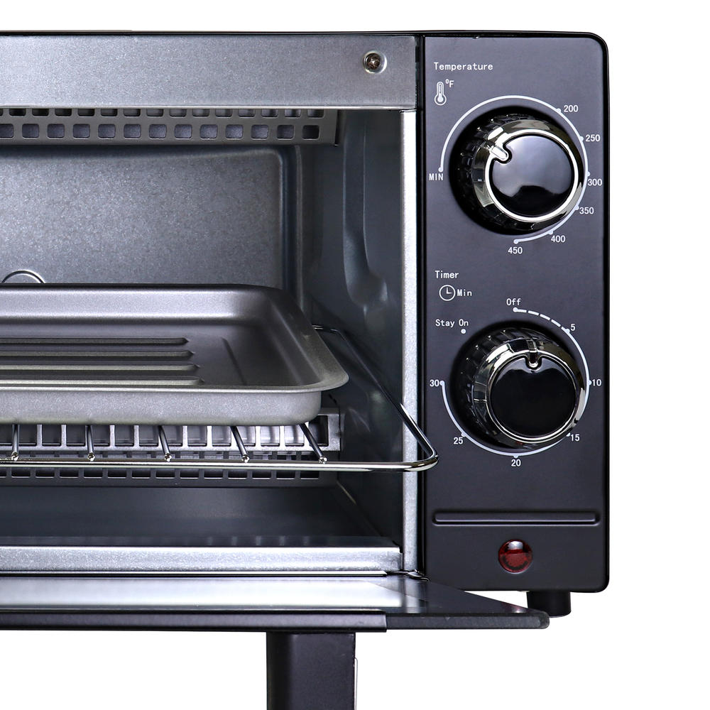 Total Chef 4-Slice Toaster Oven, 1000 Watts