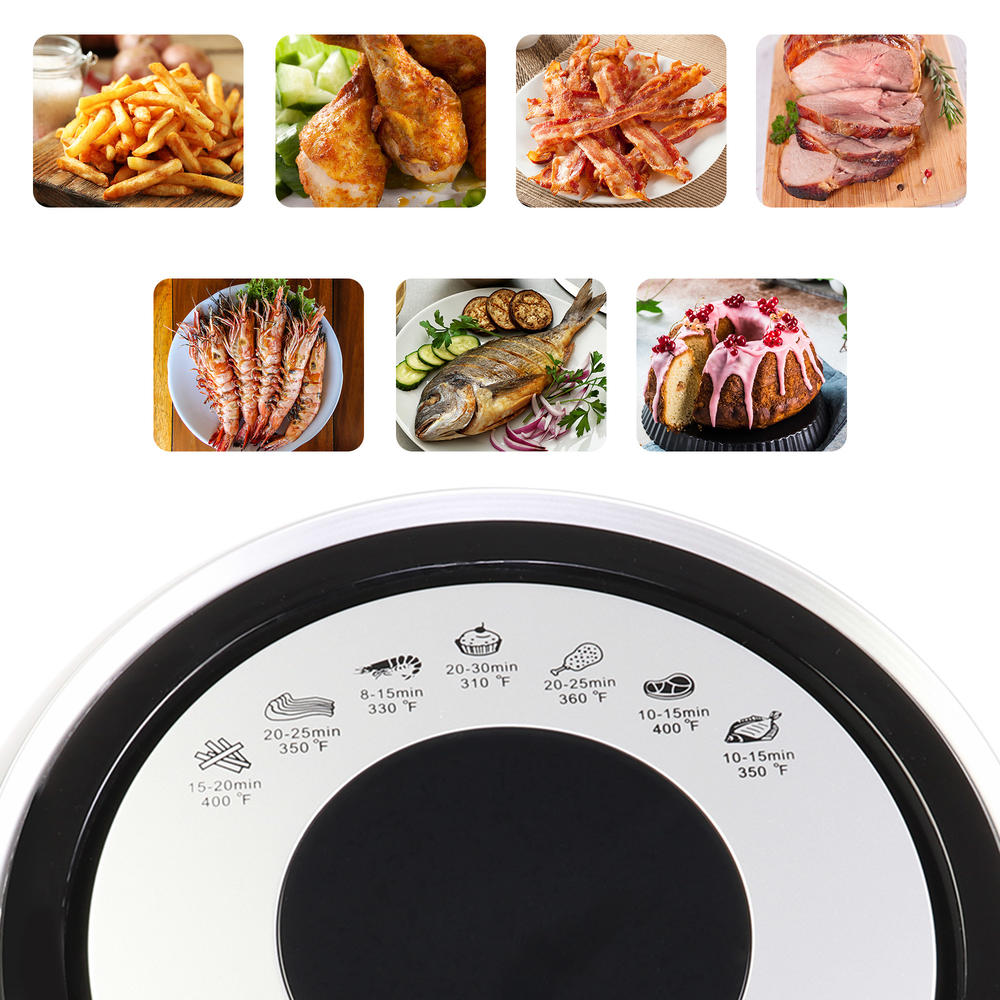 Total Chef Electric Air Fryer, 7 Cooking Presets, Digital Touch Controls