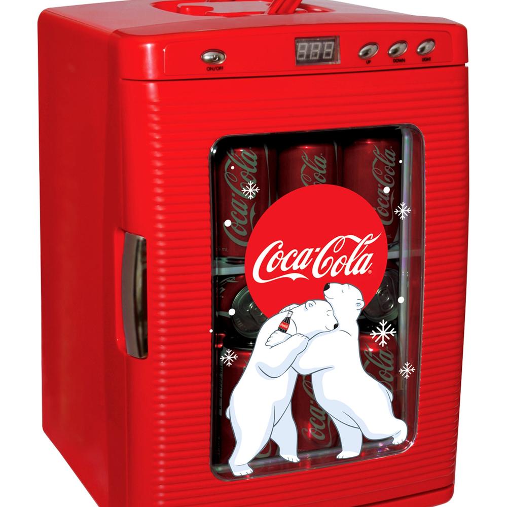 Coca-Cola 28 Can Polar Bear Portable Cooler/Warmer, AC/DC 25L