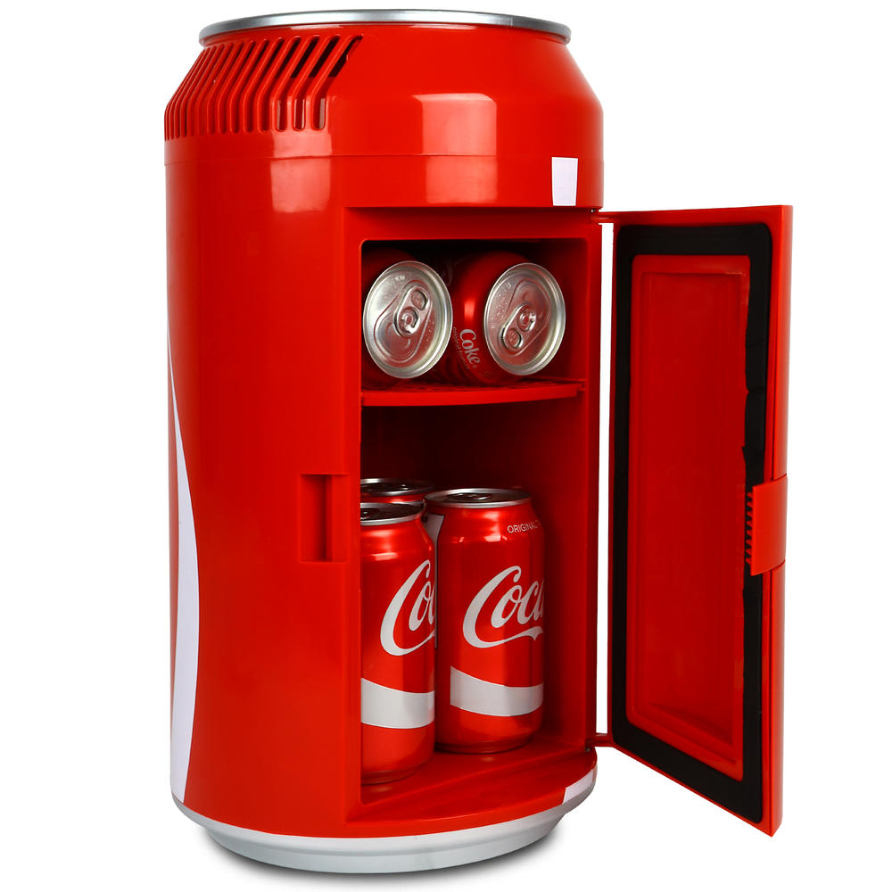 Coca-Cola 8 Can Portable Mini Fridge AC/DC 5.4L (5.7 qt)