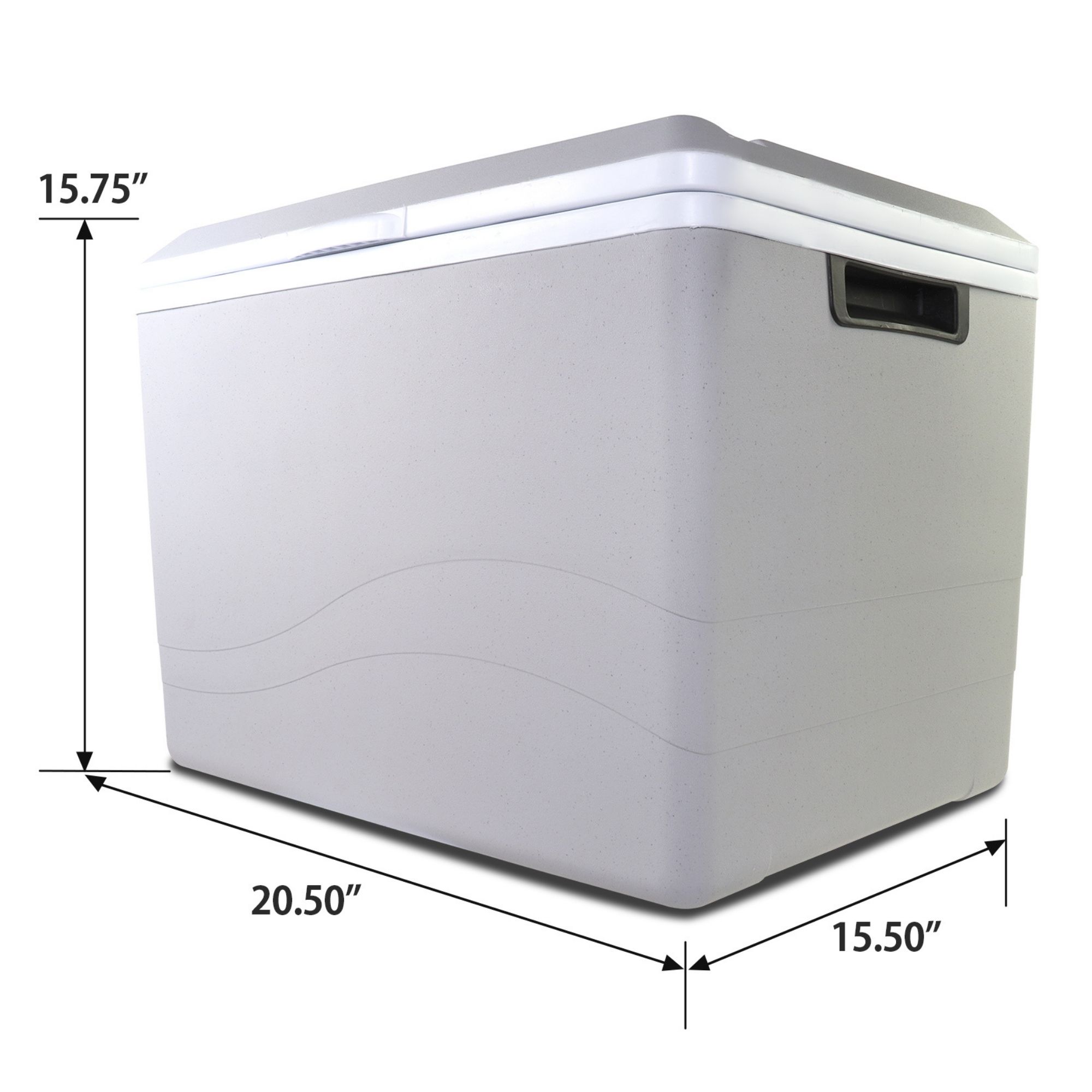 Koolatron Thermoelectric Iceless 12V Cooler/Warmer 36 qt (34L), Gray