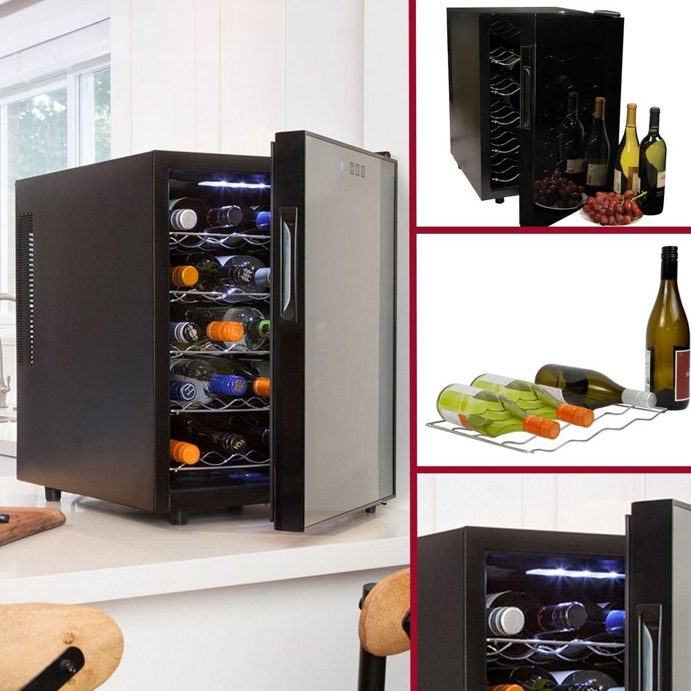 Koolatron 20 Bottle Wine Cooler Freestanding Thermoelectric Wine Fridge