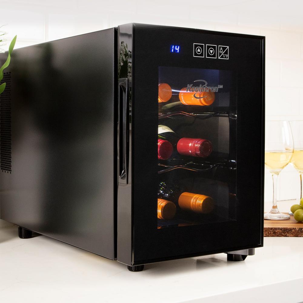 Koolatron 6 Bottle Wine Cooler Thermoelectric Freestanding Wine Fridge