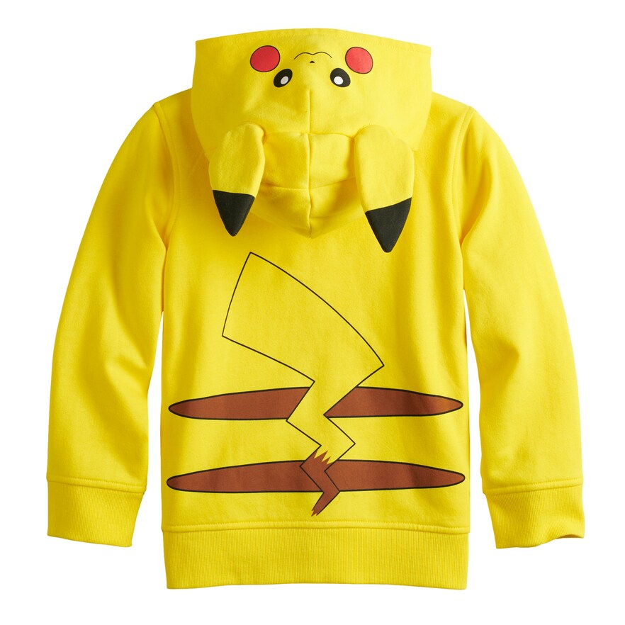 Pokemon Boys' Pikachu Costume Hoodie, Sizes 4-16