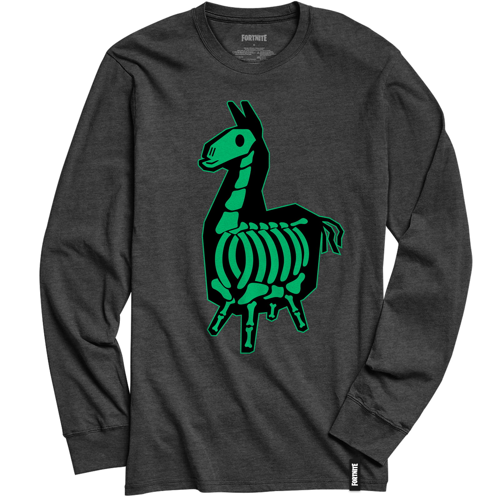 Fortnite Big Boys' X-Ray Llama Long Sleeve T-Shirt, Sizes 8-20