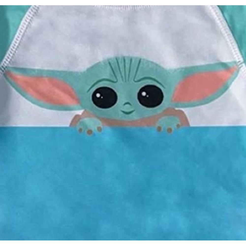 Star Wars The Mandalorian Baby Boys' Baby Yoda Long Sleeve Rash Guard, Sizes 0-12 Months