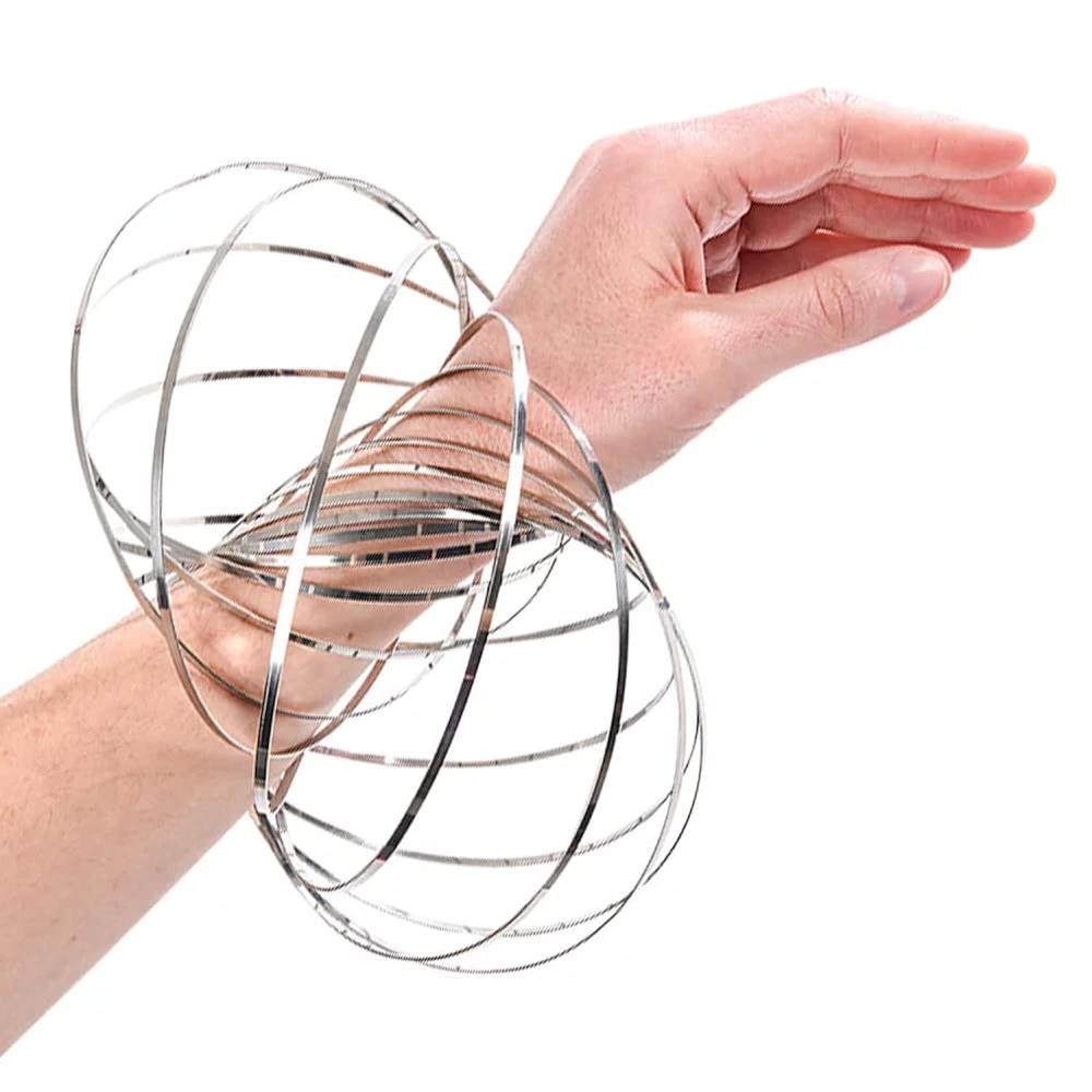 thinkstar Spiral Ring Toy, Flow Ring Spinner Ring Arm Toy, Energy ...