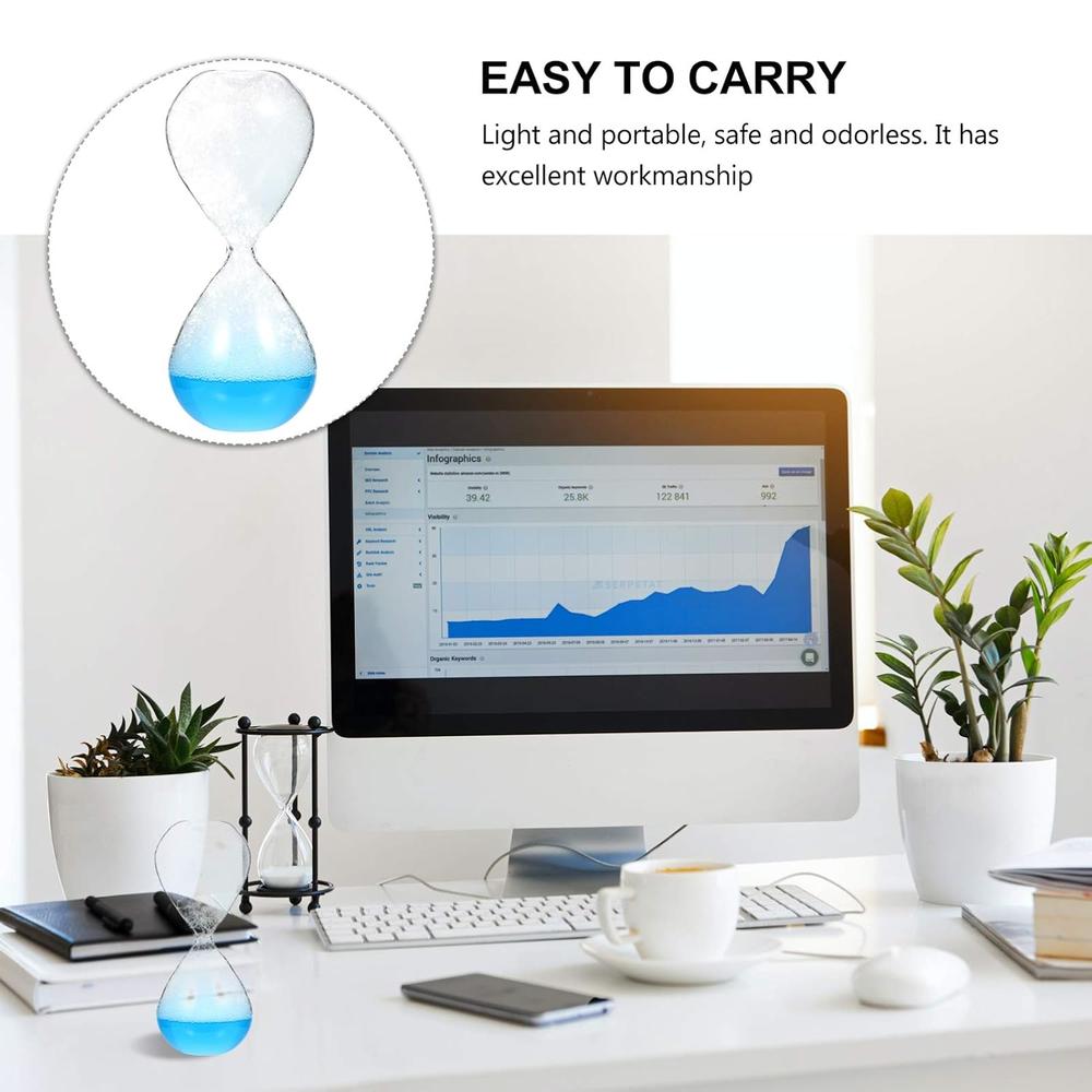Singing Timer thinkstar Glass Hourglass Timer Liquid Hourglass Liquid Motion Timer ...