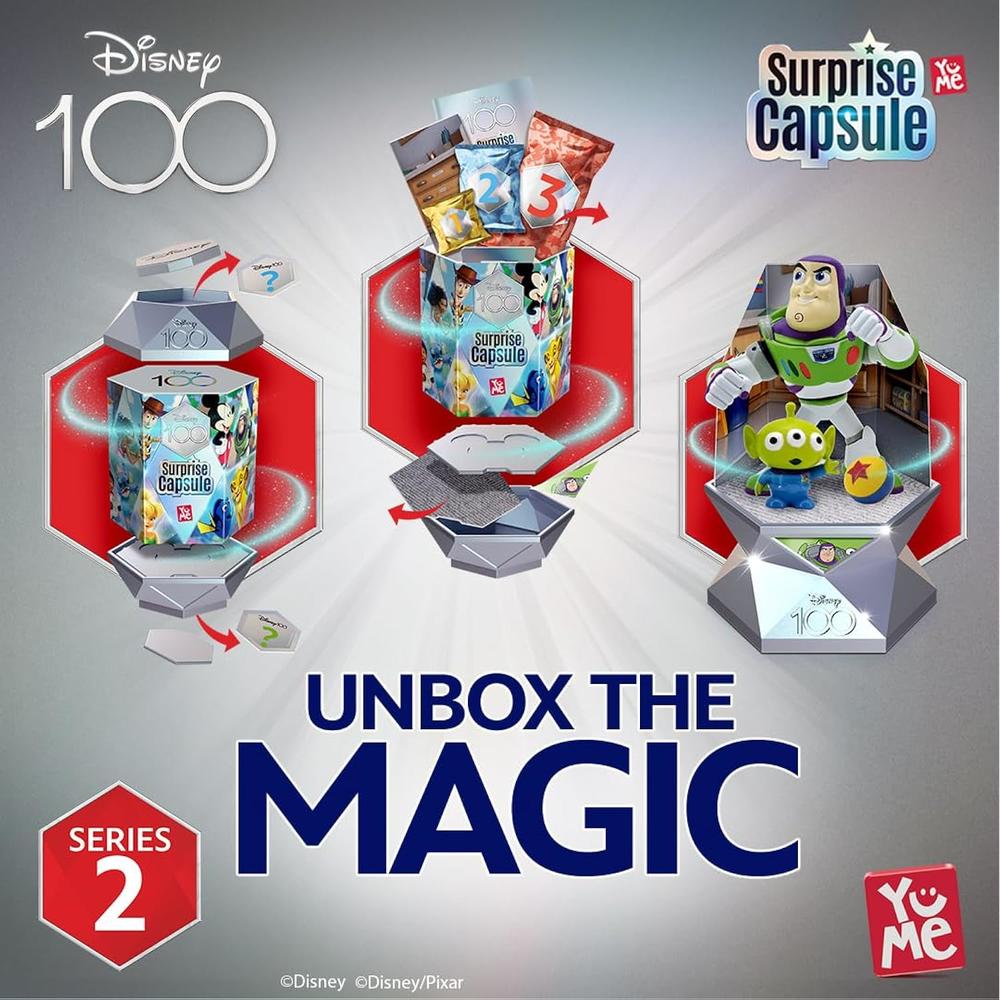 thinkstar Official Disney 100 Surprise Mystery Capsules Blind Box With ...