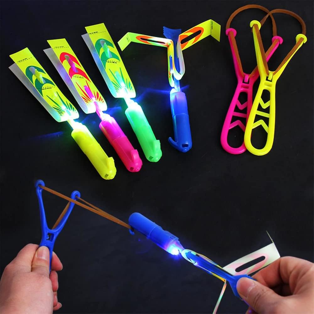 Flying Set thinkstar Led Slingshot Flying,12 Pcs Arrow Helicopters +12 Pcs ...