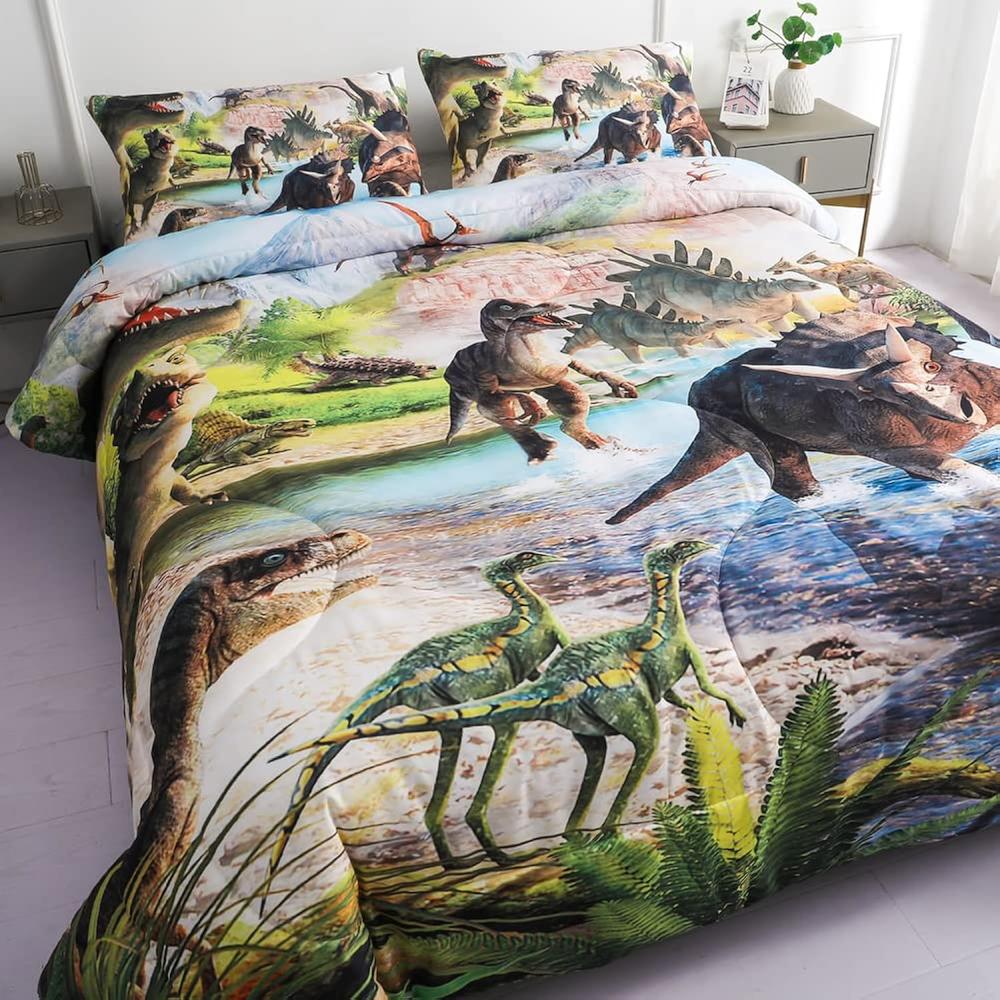 Thinkstar Kids Dinosaur Comforter Sets Twin Size Boys Dinosaur Bed Set thinkstar-kids-dinosaur-comforter-sets-twin-size-boys-dinosaur-bed-set