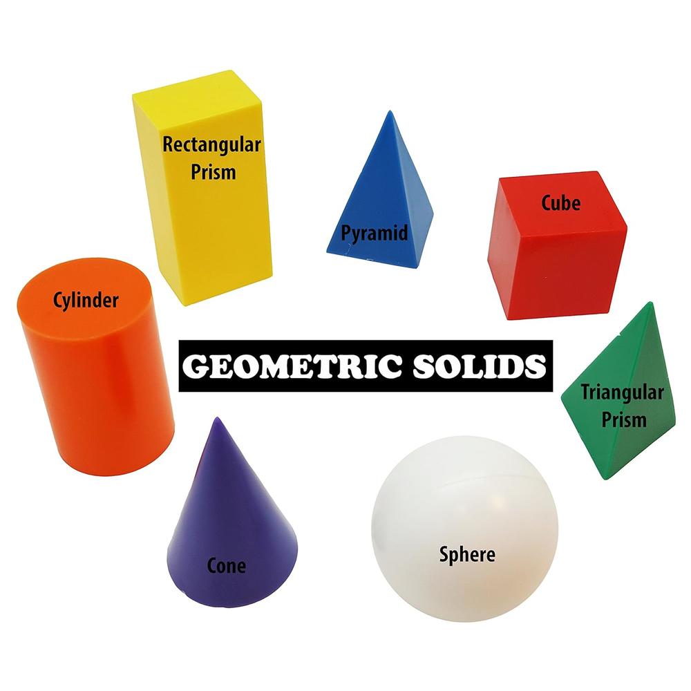 thinkstar Jumbo Geometric 7 Piece Set Montessori Learning, Math ...