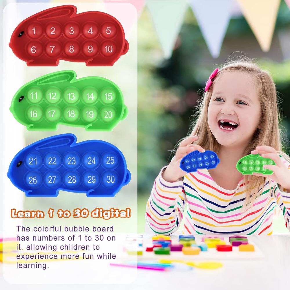 thinkstar Alphabet And Number Games Fidget Math Puzzle Toys Learning ...