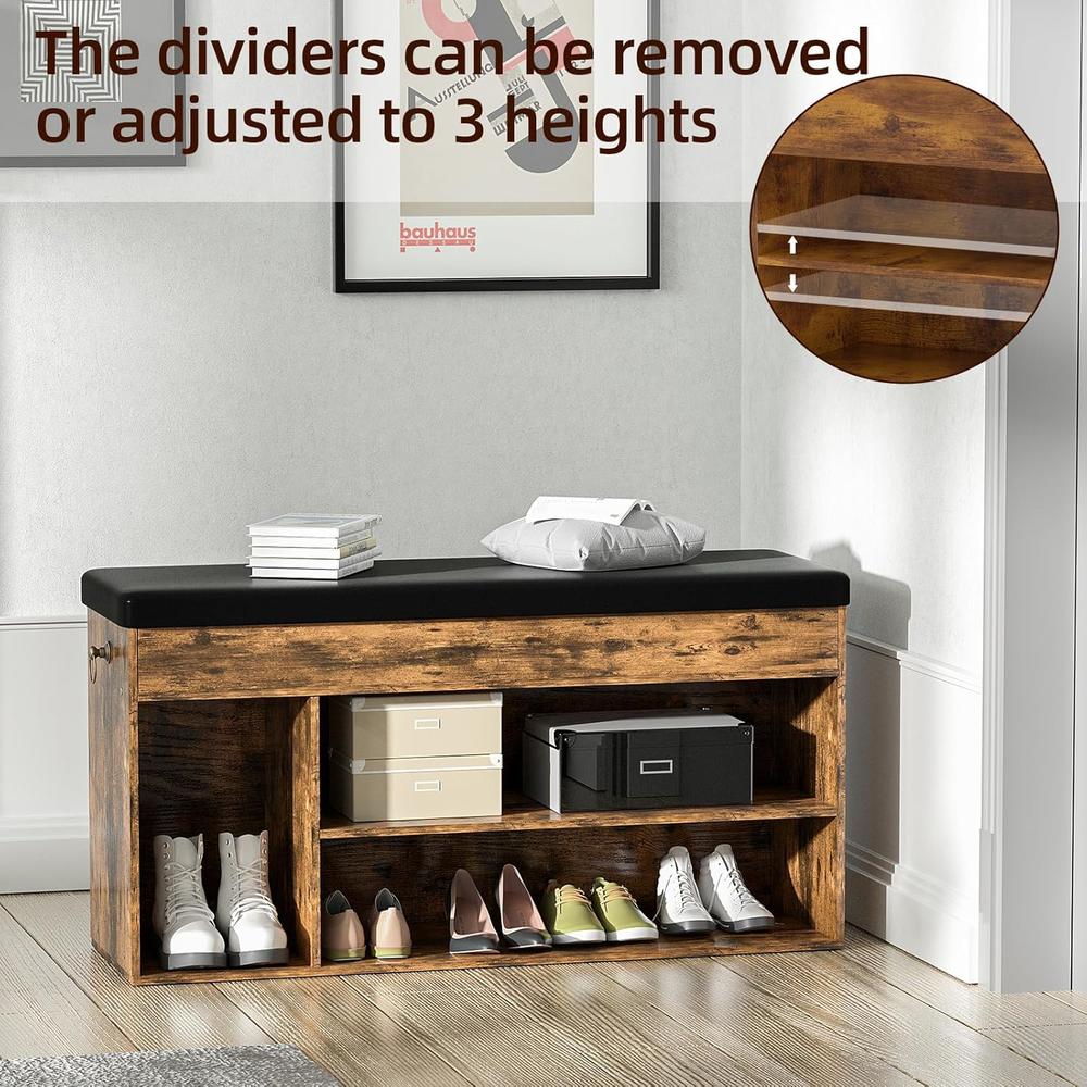 thinkstar Shoe Bench With Storage, Entryway Bench With Flip Top Shoe ...