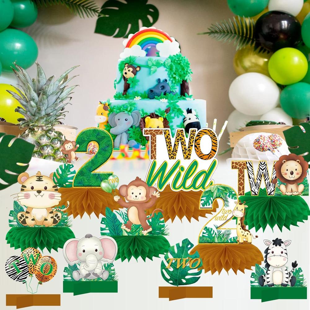 Thinkstar Two Wild Birthday Decorations Honeycomb Centerpieces For Girl thinkstar-two-wild-birthday-decorations-honeycomb-centerpieces-for-girl
