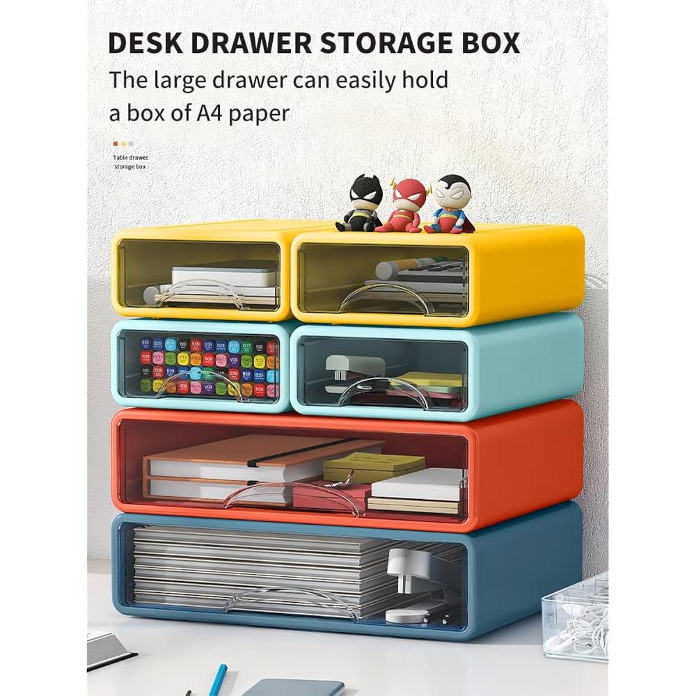 thinkstar Stackable Office Storage Box With Drawers|Office Desk Storage ...