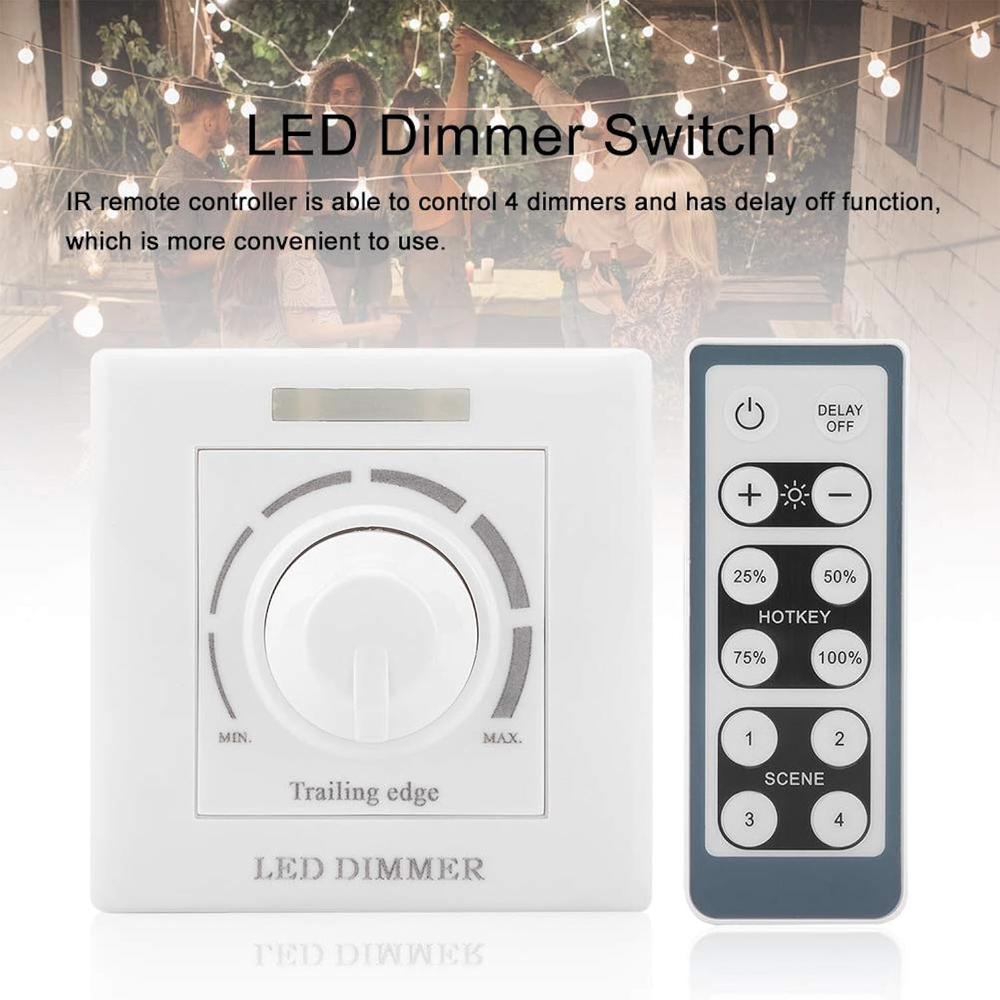 thinkstar Ir Led Dimmer Switch - 220V Led Light Adjustable Dimmer ...
