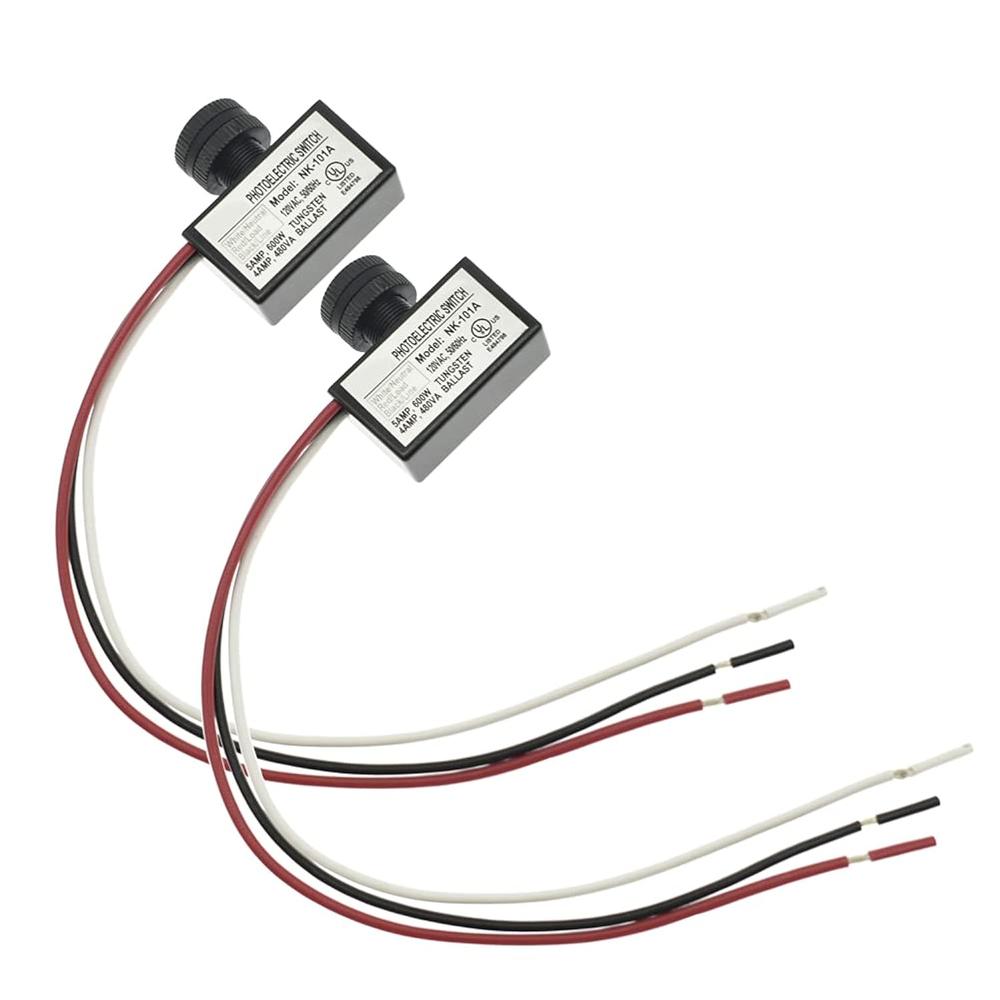 thinkstar Sensor Button Switch,120V Ac Outdoor Hard Wired Post Eye ...