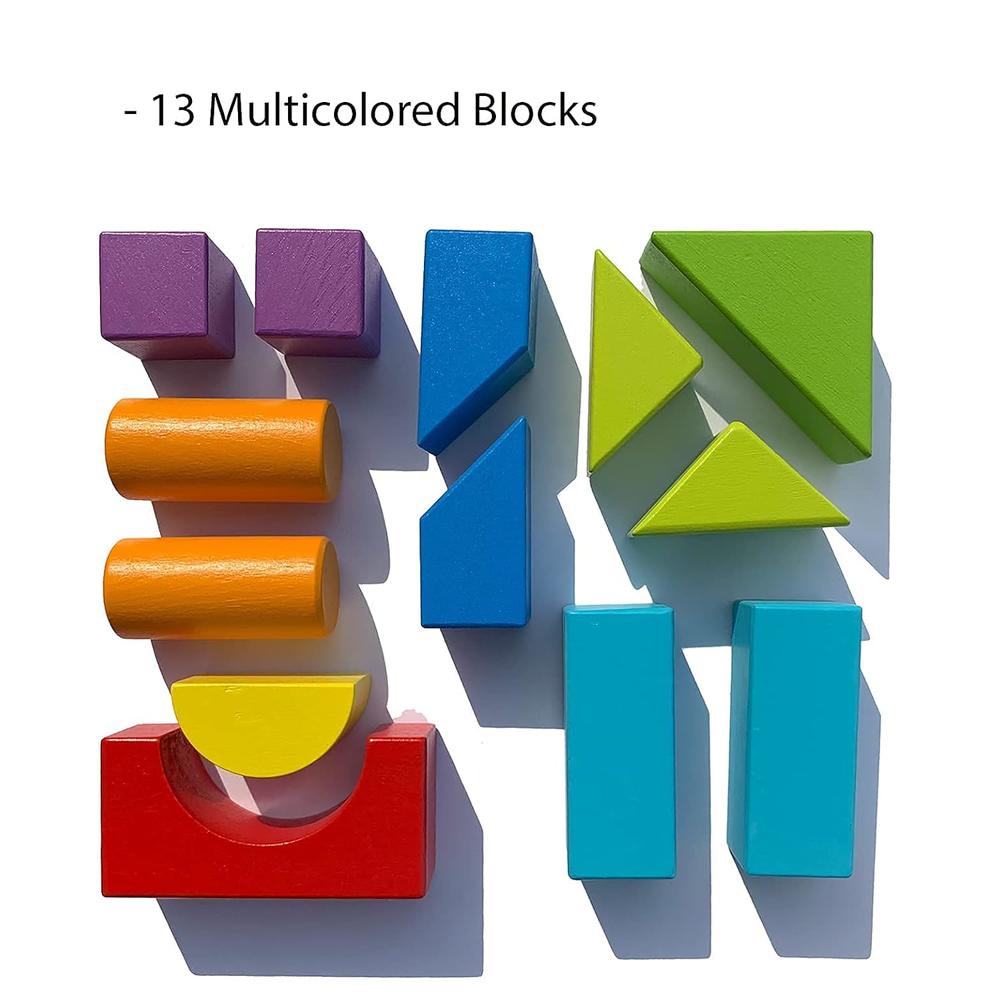 thinkstar Blocks Stacking Game, 3D Puzzle And Problem Solving, 20 ...