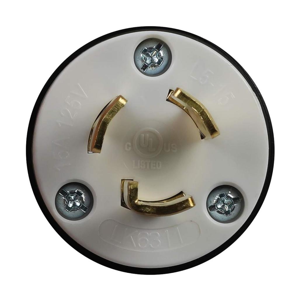 Nema L5-15R 15 Amp 125V 2 Poli 3 Fili Connettore Femmina Di Bloccaggio Di Grado Industriale, Twist Lock Industriale L5-15 15-AMP - Foto 7