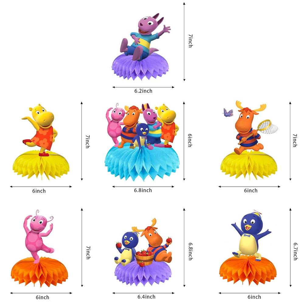 thinkstar The Backyardigans Birthday Party Decorations, 7Pcs ...