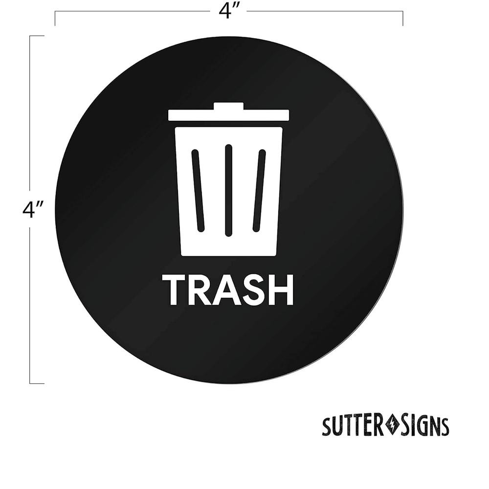 thinkstar Trash Compost Recycle Stickers For Trash Can 6Pc Combo Set ... Thinkstar Trash Compost Recycle Stickers For Trash Can 6Pc Combo Set ...